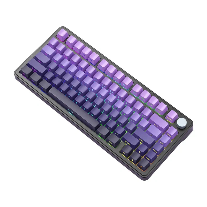 Klawiatura mechaniczna ATTACK SHARK X85 Tri-mode (fioletowa)