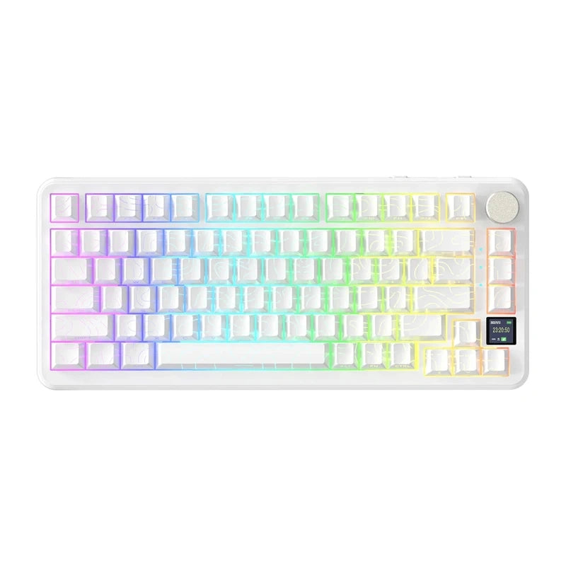 Keyboard ATTACK SHARK X85PRO (white contour)