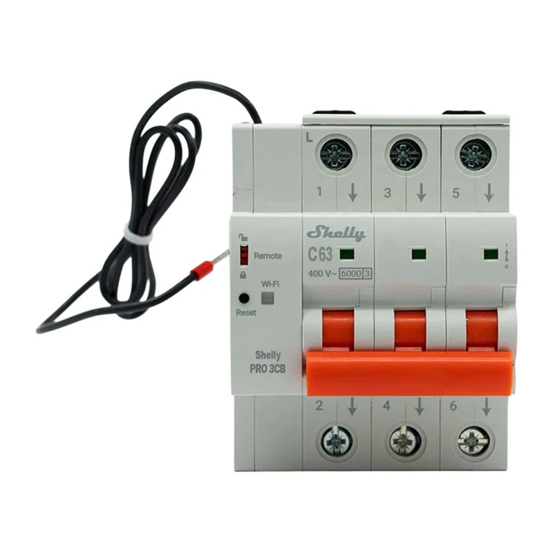 Miniature circuit breaker SHELLY Pro 3CB C63
