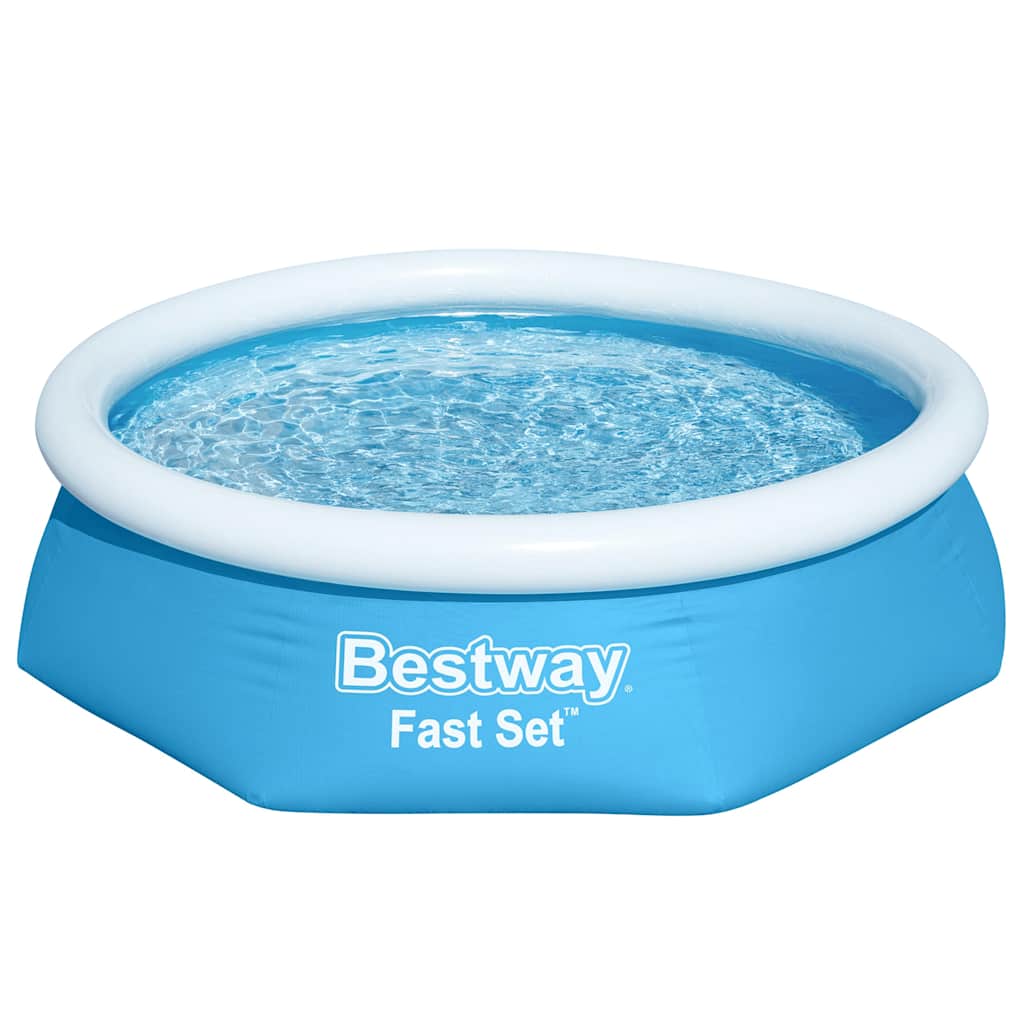 Bestway Πισίνα Φουσκωτή Στρογγυλή Fast Set Μπλε 244 x 61 εκ. 57265