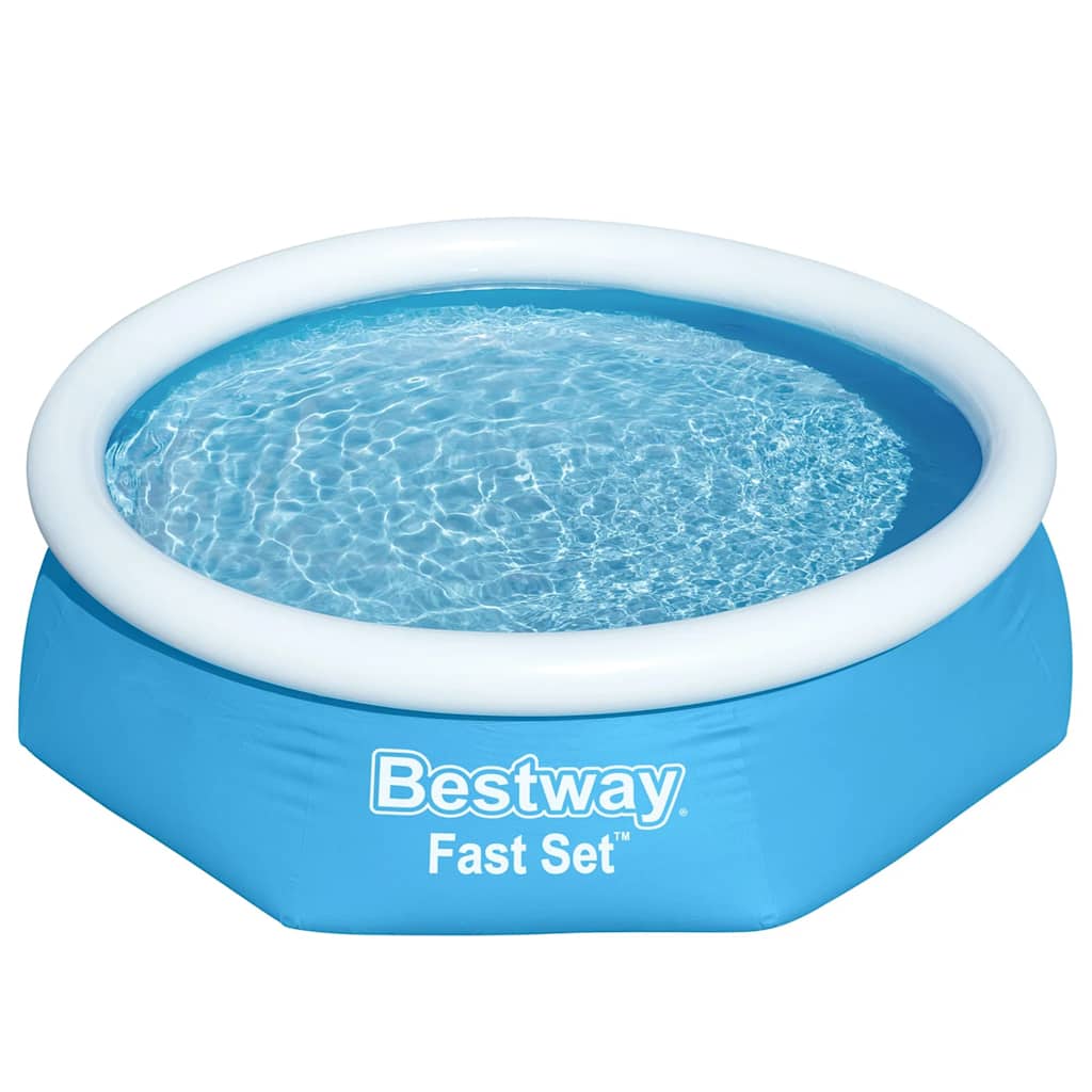 Bestway Πισίνα Φουσκωτή Στρογγυλή Fast Set Μπλε 244 x 61 εκ. 57265