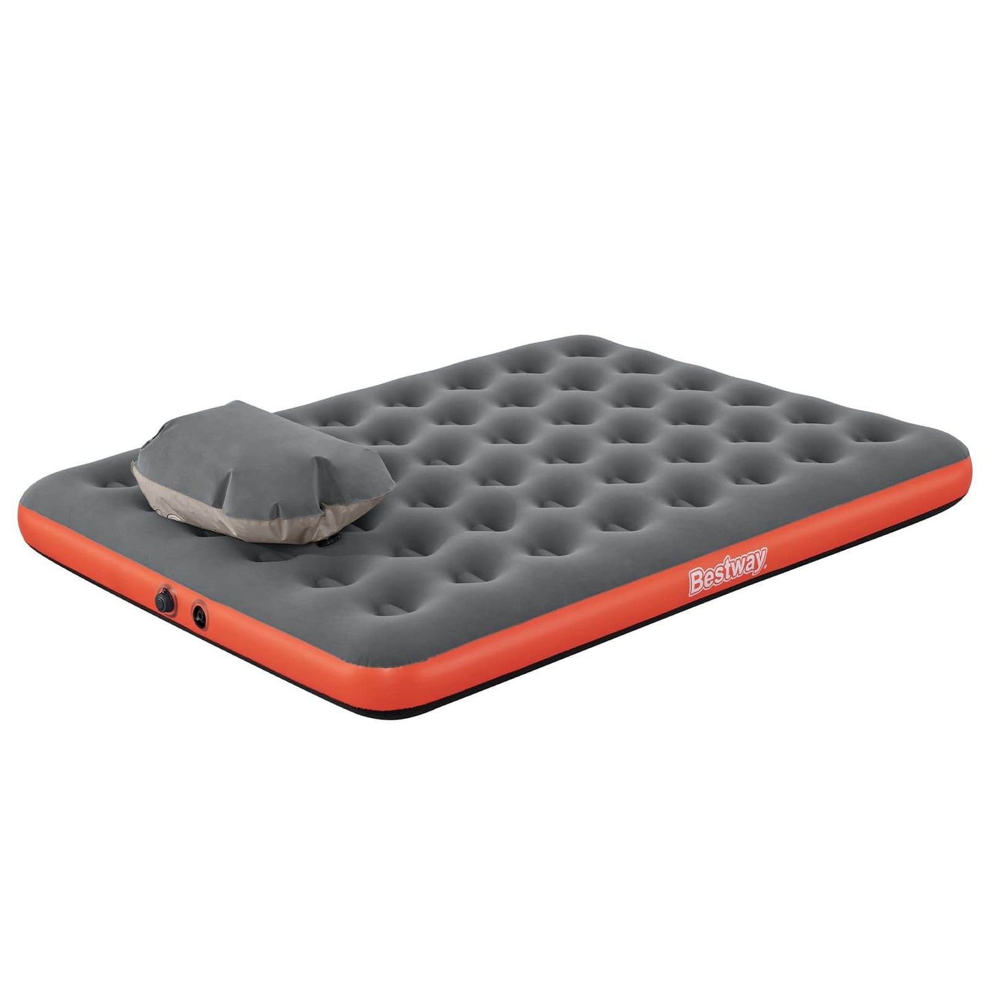 Bestway Αερομάτριτσα 2 ατόμων 203 x 152 x 22 cm Γκρι και Κόκκινο