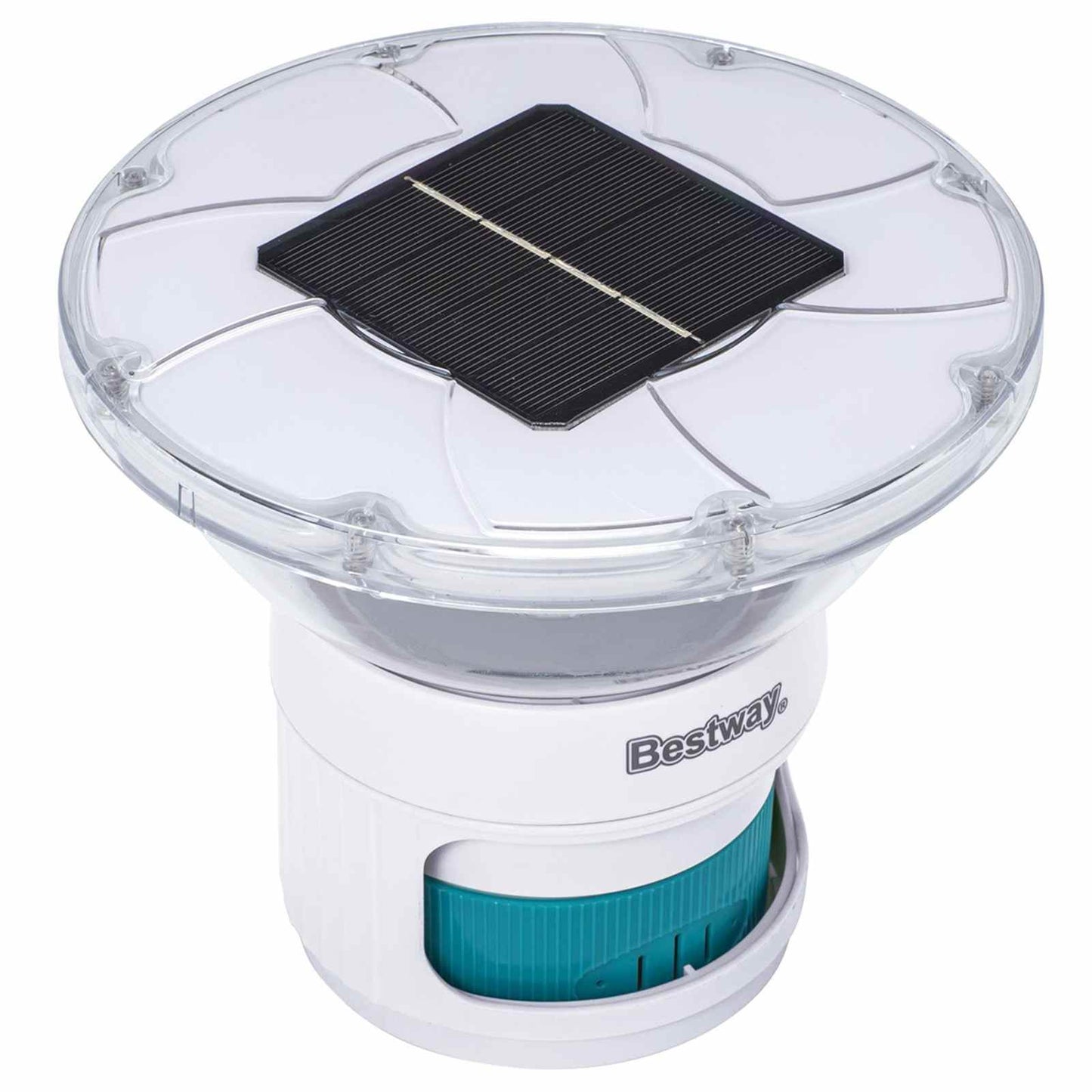 Bestway Επιπλέοντος Ηλιακού Φωτισμού Λευκό Ø 7,6 εκ PC και ABS