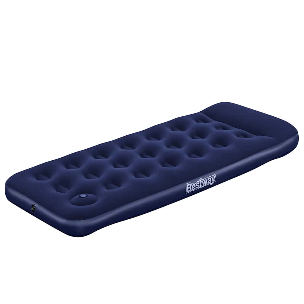 Bestway Αερόστρωμα 185x76x28 εκ. Βελουτέ με Ενσωματωμένη Τρόμπα Ποδιού