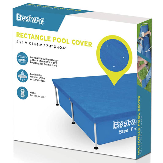 Bestway Κάλυμμα Πισίνας Flowclear 221 x 150 εκ.