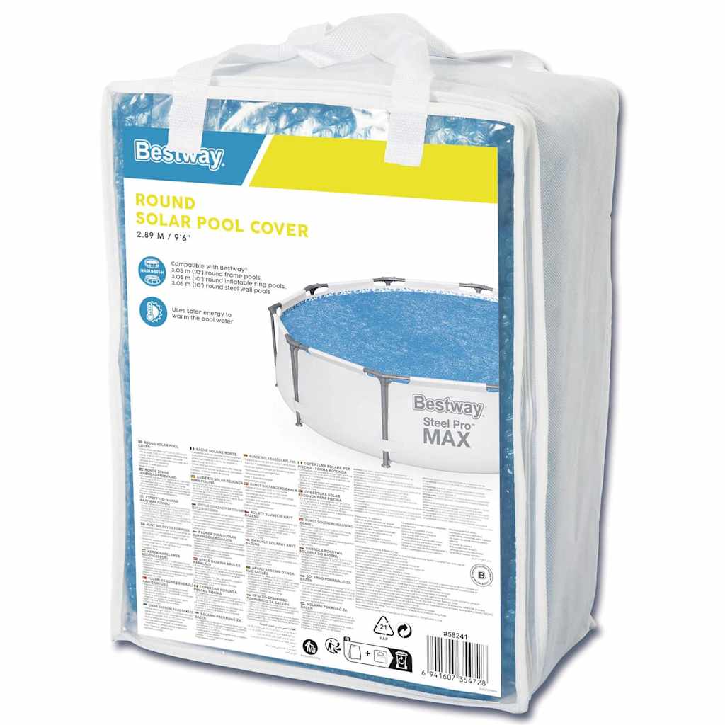 Bestway Κάλυμμα Πισίνας Ηλιακό Flowclear 305 εκ.