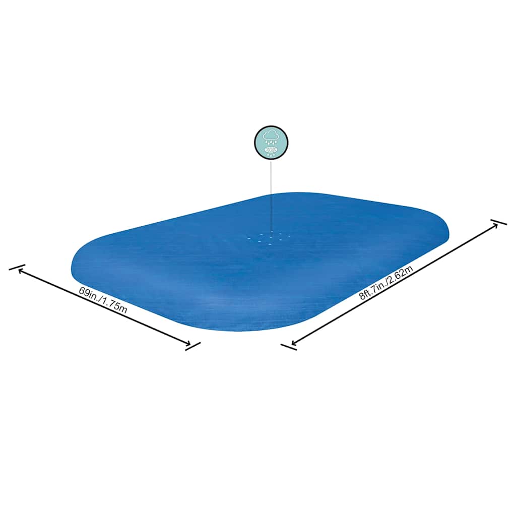 Bestway Κάλυμμα Πισίνας Flowclear 262 x 175 x 51  εκ.
