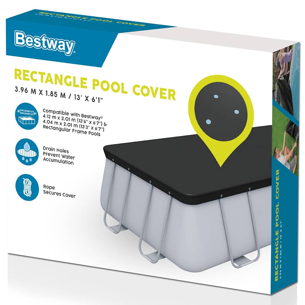 Bestway Κάλυμμα Πισίνας Flowclear 404 x 201 εκ.