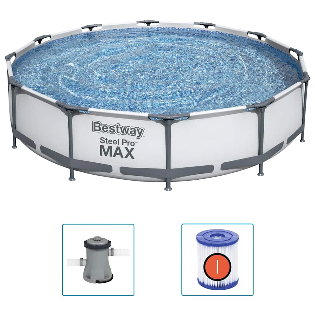 Bestway Σετ Πισίνας Steel Pro MAX 366 x 76 εκ.