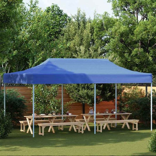 vidaXL Τέντα Εκδηλώσεων Πτυσσόμενη Pop-Up Μπλε 3 x 6 μ.