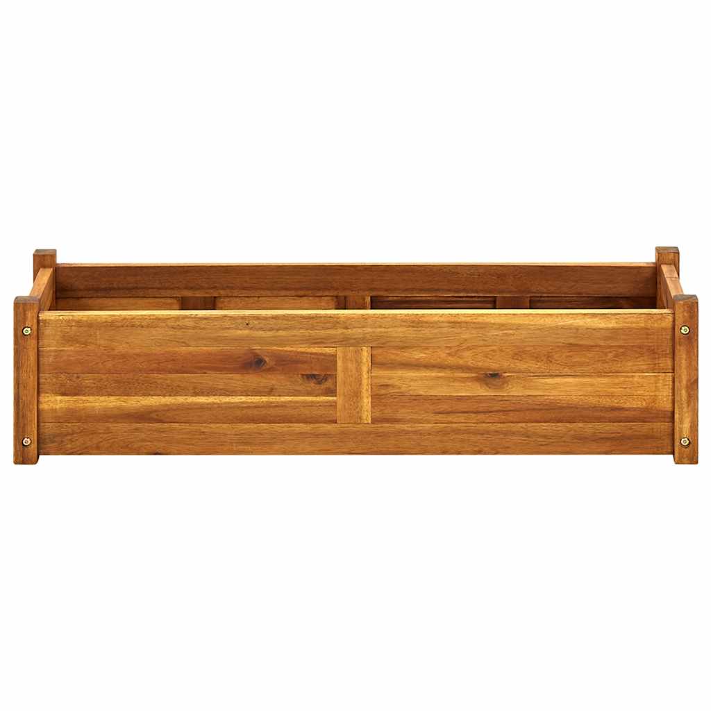 vidaXL Ζαρντινιέρα Υπερυψωμένη 100 x 30 x 25 εκ. από Ξύλο Ακακίας