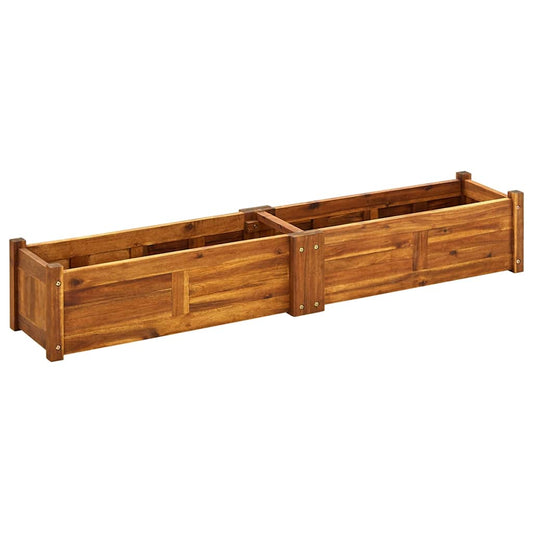 vidaXL Ζαρντινιέρα Υπερυψωμένη 150 x 30 x 25 εκ. από Ξύλο Ακακίας