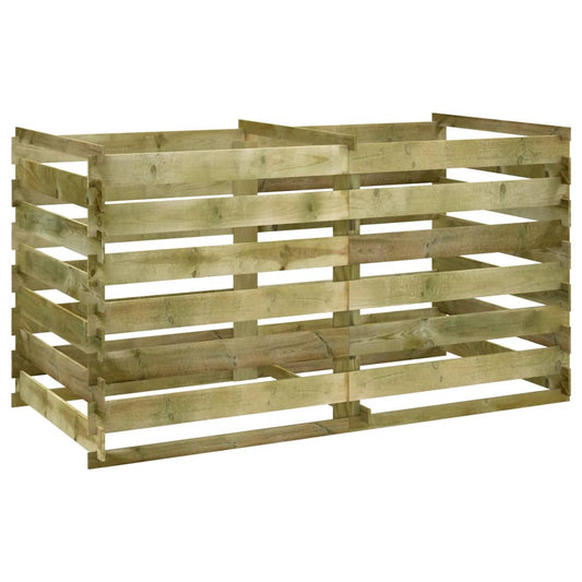 vidaXL Κάδος Κομποστοποίησης 180 x 90 x 90 εκ. Εμποτισμένο Ξύλο Πεύκου