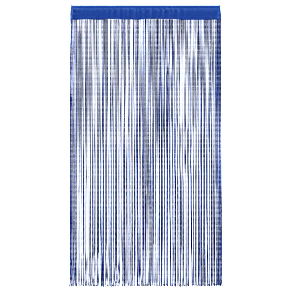 vidaXL Κουρτίνες με Κρόσσια 2 τεμ. Μπλε 100 x 250 εκ.