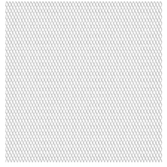 vidaXL Πλέγμα Ανεπτυγμένο 50x50 εκ. / 45x20x4 χιλ. Ανοξείδωτο Ατσάλι