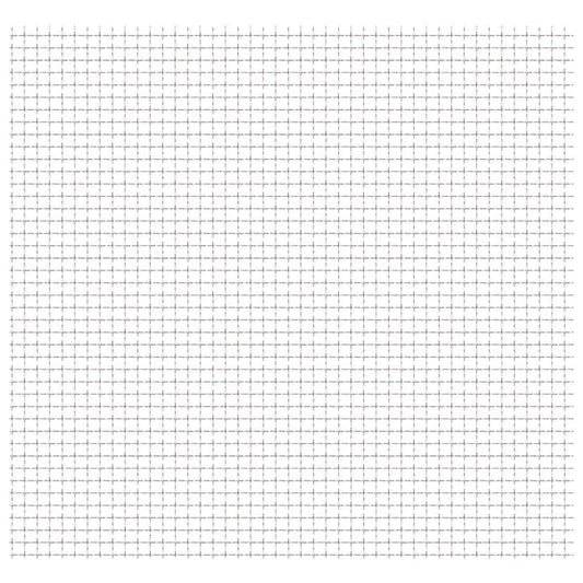 vidaXL Πλέγμα Κατσαρό Καρέ Φύλλα 50x50 εκ. / 11x11x2 χιλ. Ανοξ. Ατσάλι