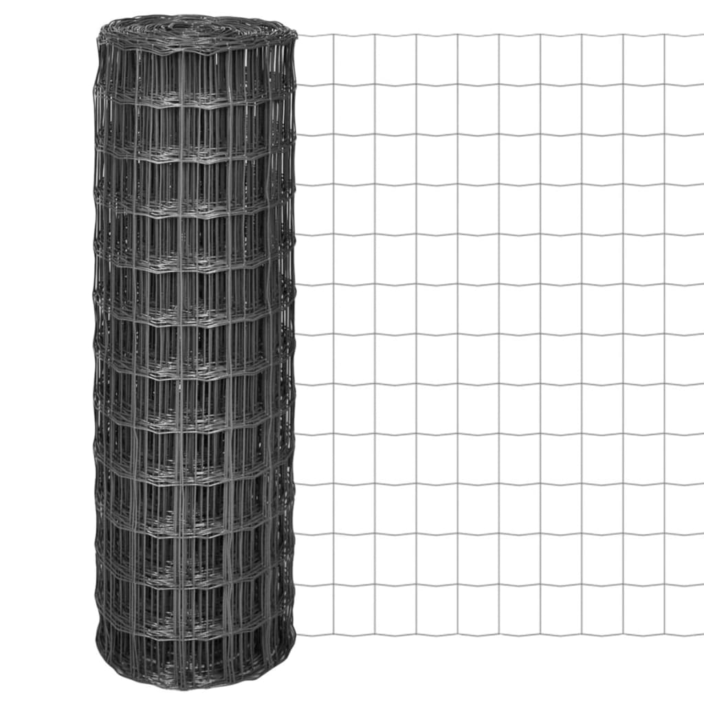 vidaXL Συρματόπλεγμα Γκρι 25 x 1,2 μ. Ατσάλινο