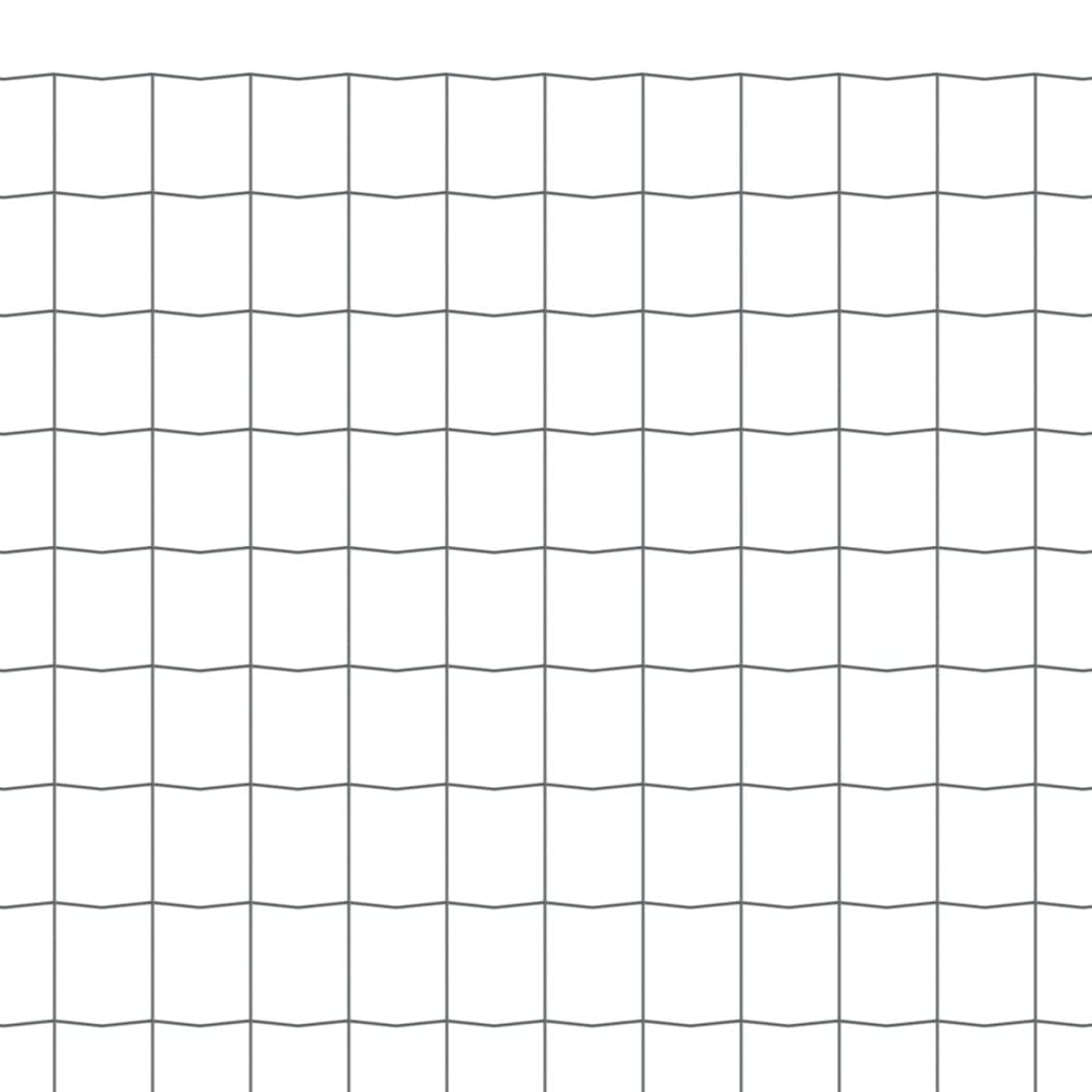 vidaXL Συρματόπλεγμα Γκρι 25 x 1,2 μ. Ατσάλινο