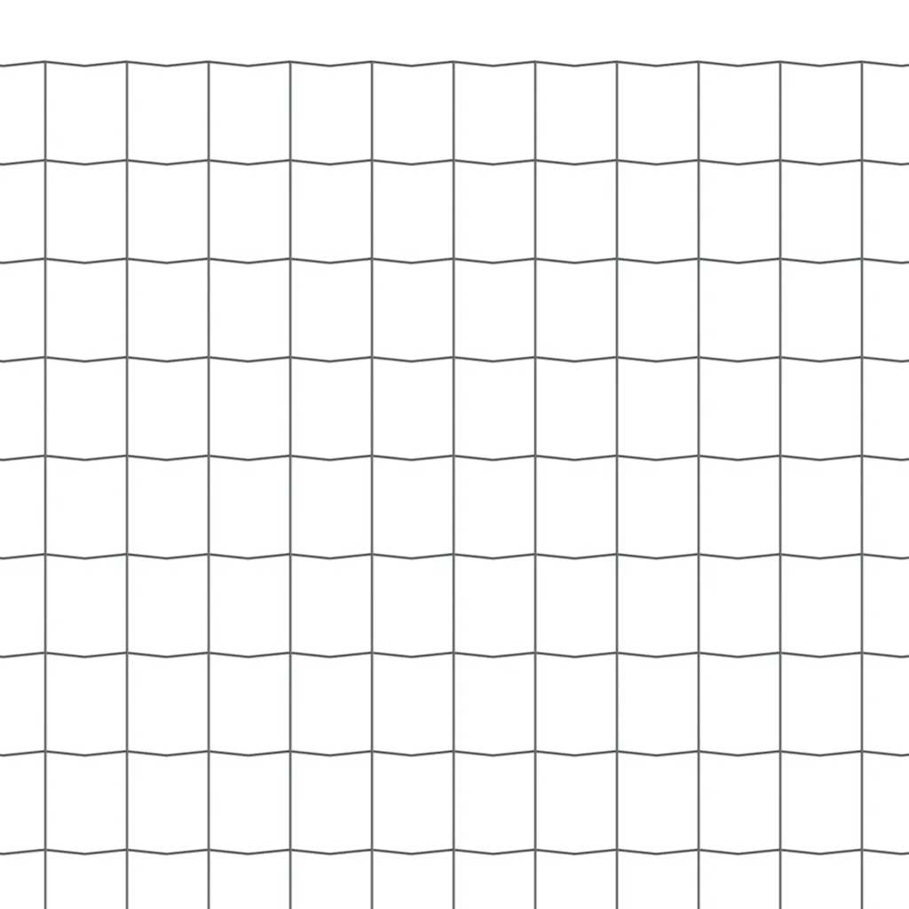 vidaXL Συρματόπλεγμα Γκρι 10 x 0,8 μ. Ατσάλινο