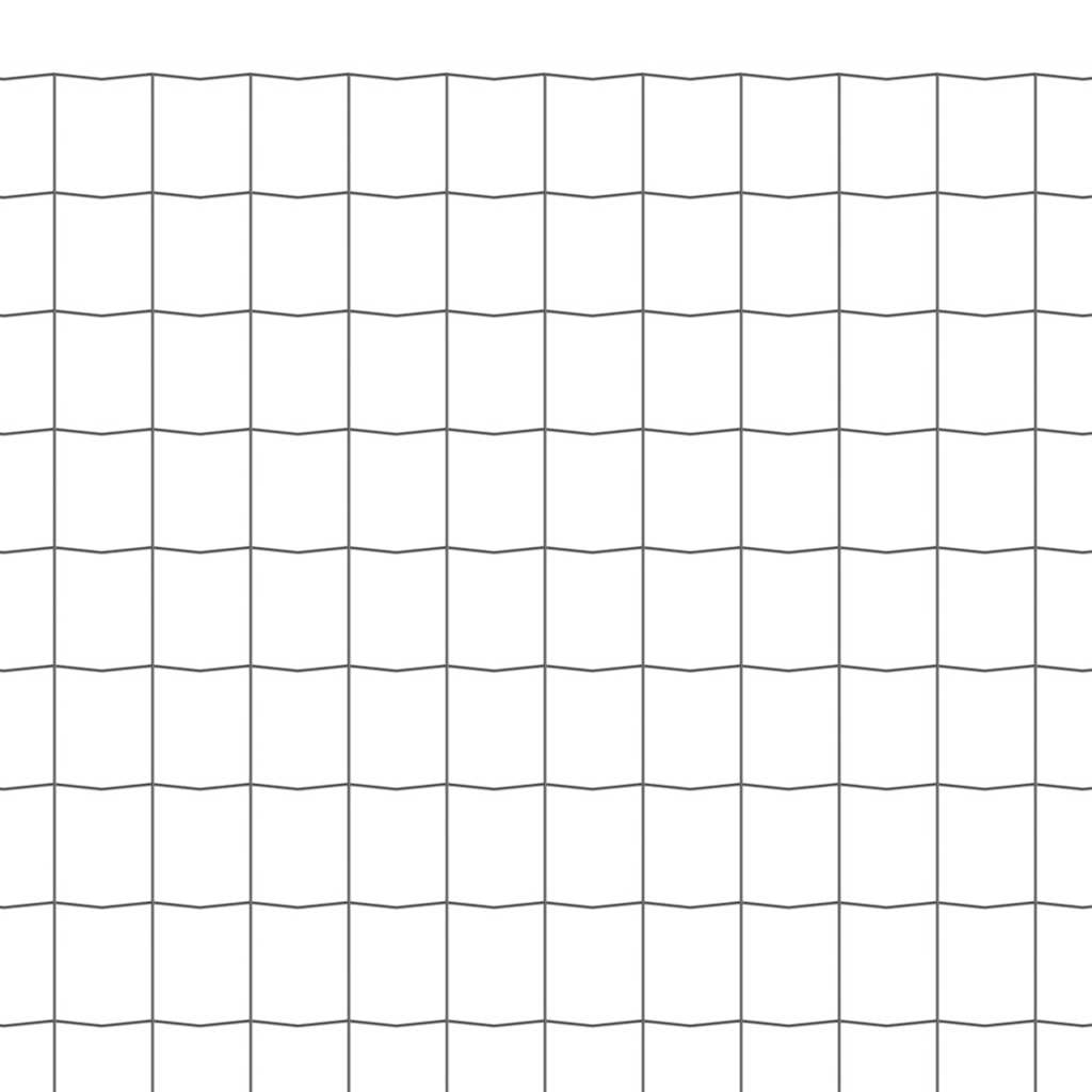 vidaXL Συρματόπλεγμα Σετ Γκρι 10 x 1 μ. Ατσάλινο