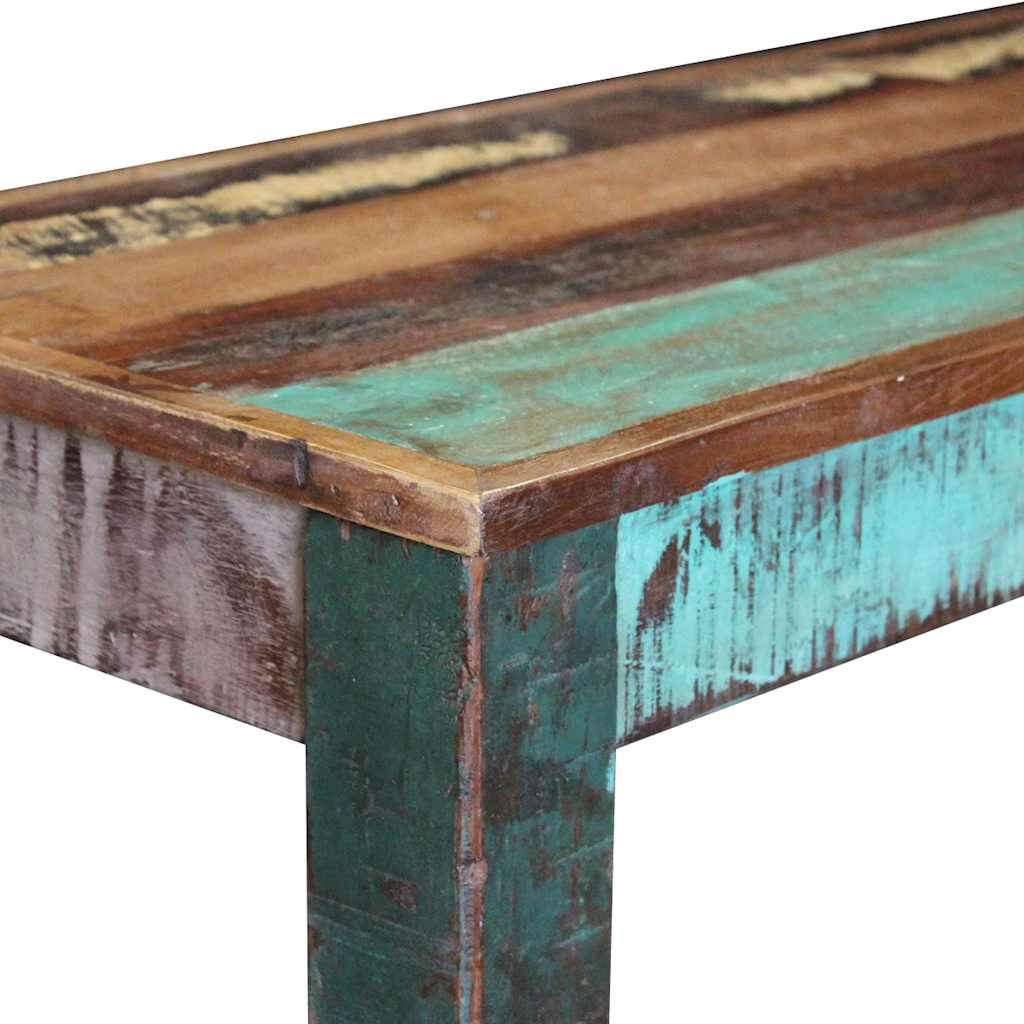 vidaXL Πάγκος 110 x 35 x 45 εκ. από Μασίφ Ανακυκλωμένο Ξύλο