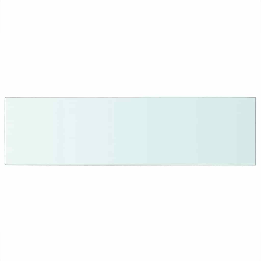 vidaXL Ράφι Πάνελ Διάφανο 90 x 25 εκ. Γυάλινο