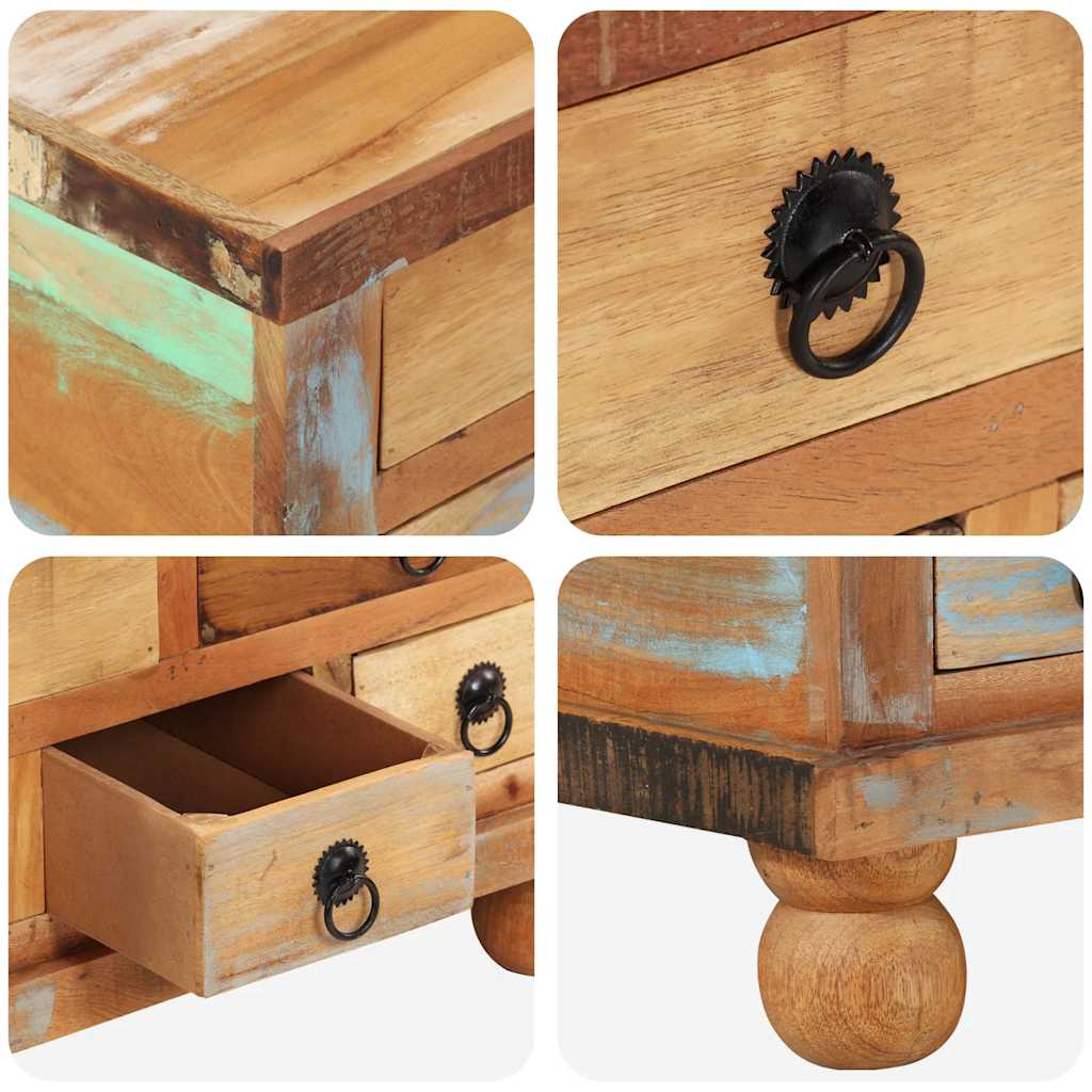 vidaXL Τραπεζάκι Σαλονιού 70 x 70 x 38 εκ. από Ανακυκλωμένο Ξύλο