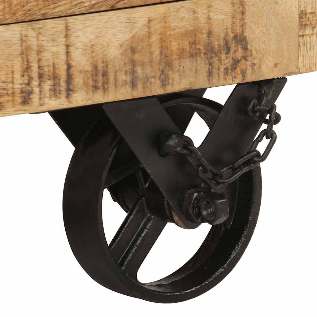 vidaXL Τραπεζάκι Σαλονιού 70x70x40 εκ. από Ακατέργαστο Ξύλο Μάνγκο