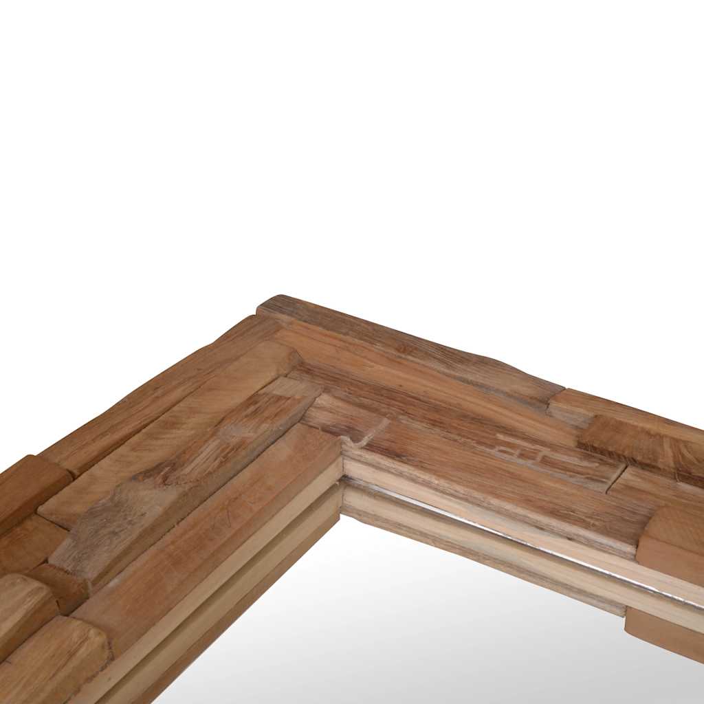 vidaXL Καθρέφτης Διακοσμητικός Ορθογώνιος 120 x 60 εκ. από Ξύλο Teak