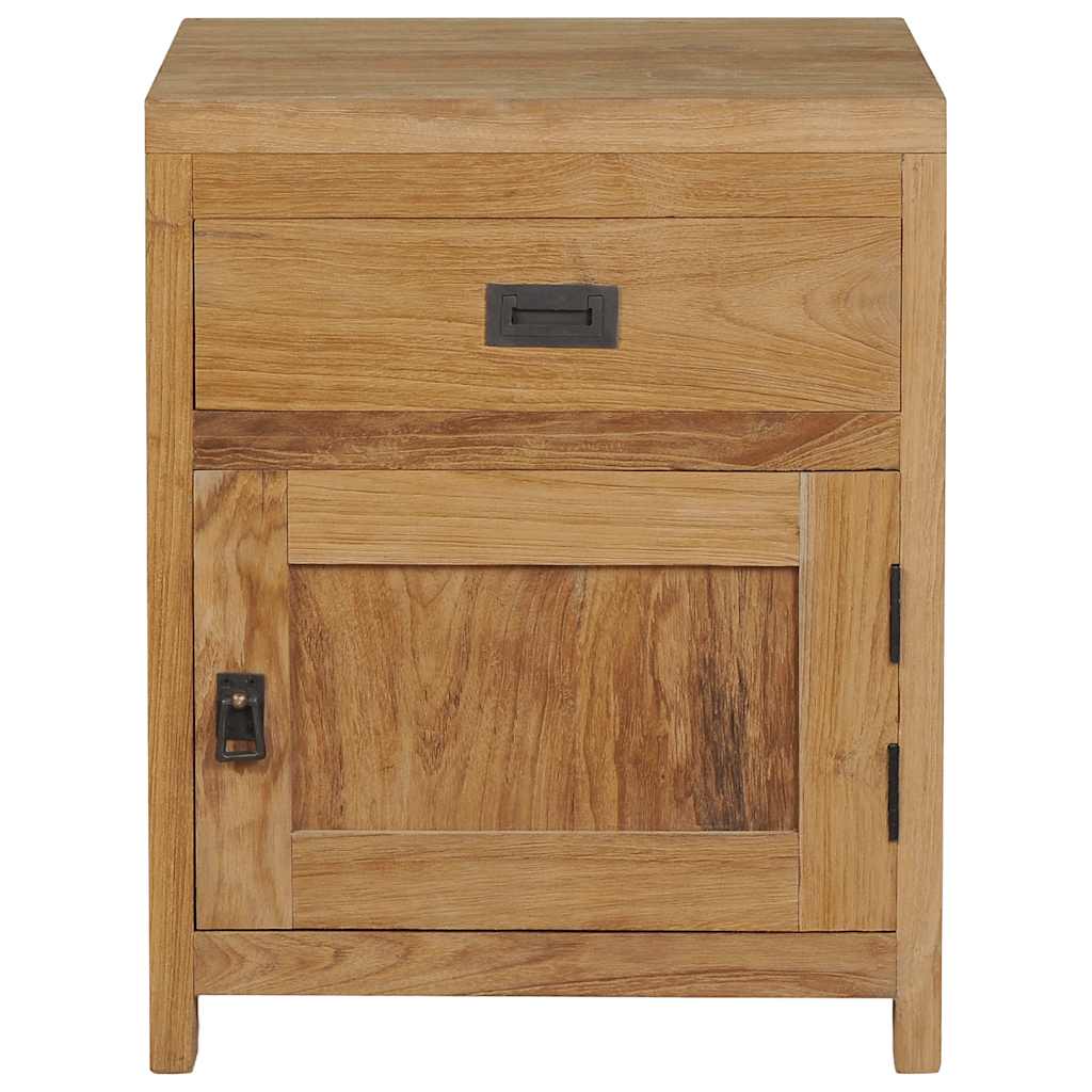 vidaXL Κομοδίνο 40 x 30 x 50 εκ. από Μασίφ Ξύλο Teak