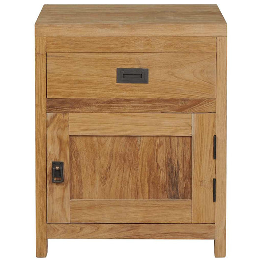 vidaXL Κομοδίνο 40 x 30 x 50 εκ. από Μασίφ Ξύλο Teak