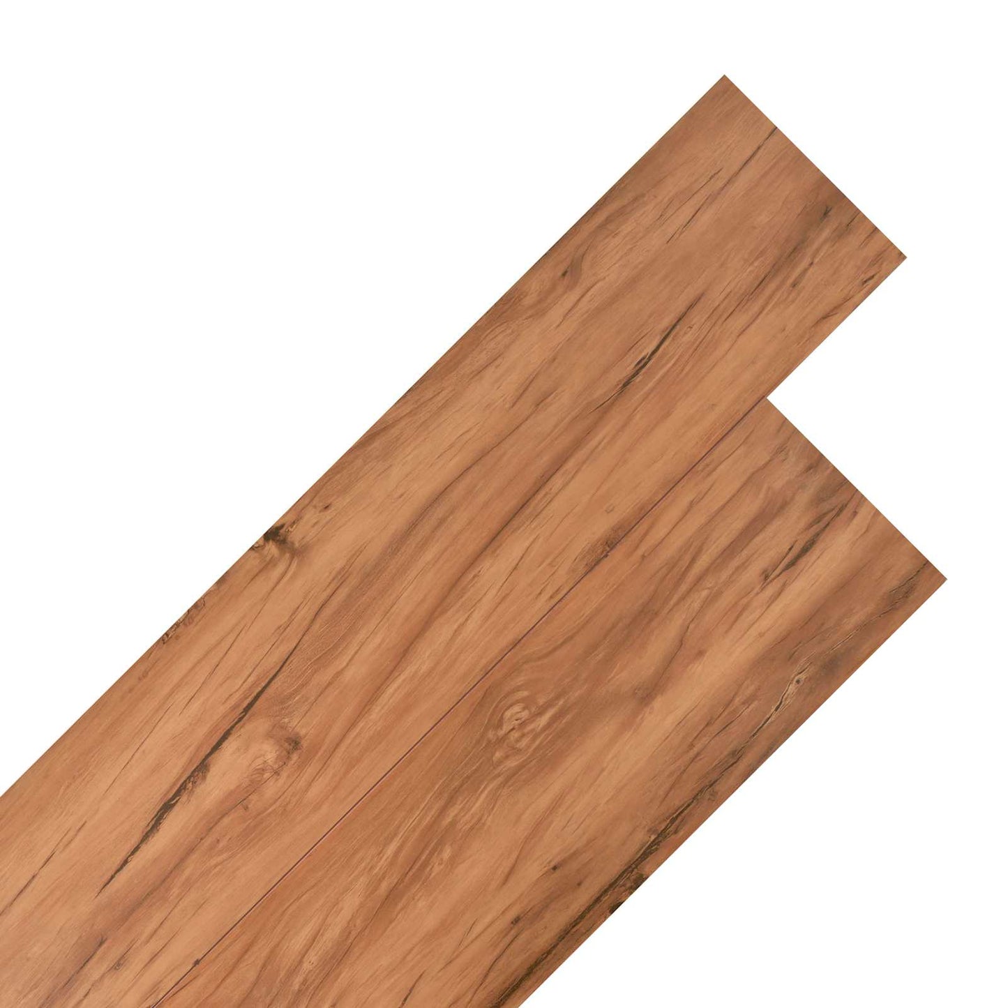 vidaXL Πλάκες Δαπέδου 18 pcs Καφέ 5,26 τ.μ. PVC