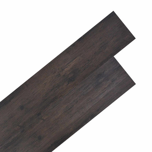vidaXL Πλάκες Δαπέδου 18 pcs Σκούρο Γκρι 5,26 τ.μ. PVC