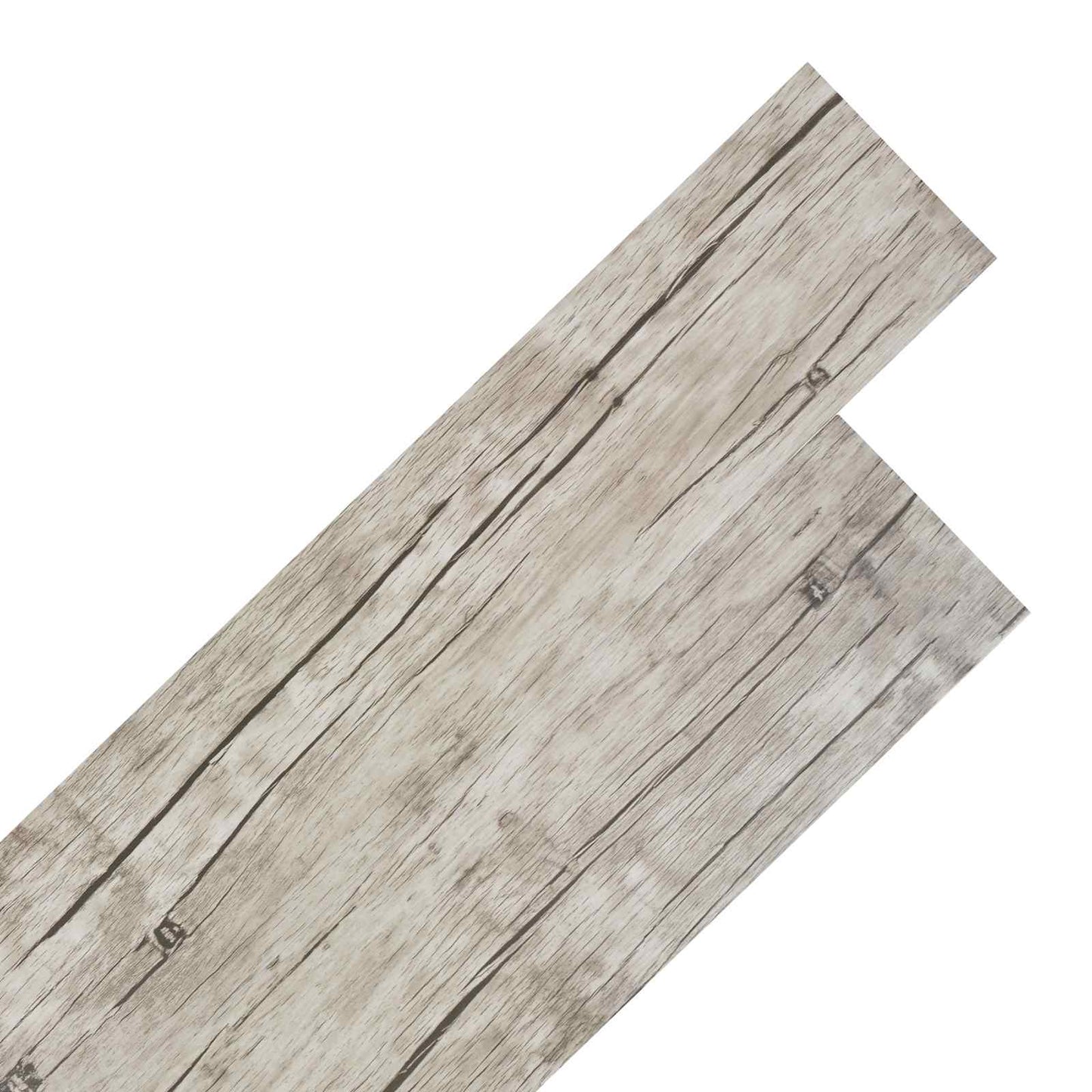 vidaXL Πλάκες Δαπέδου 5,02 m² 36 pcs PVC Λευκασμένη Δρυς
