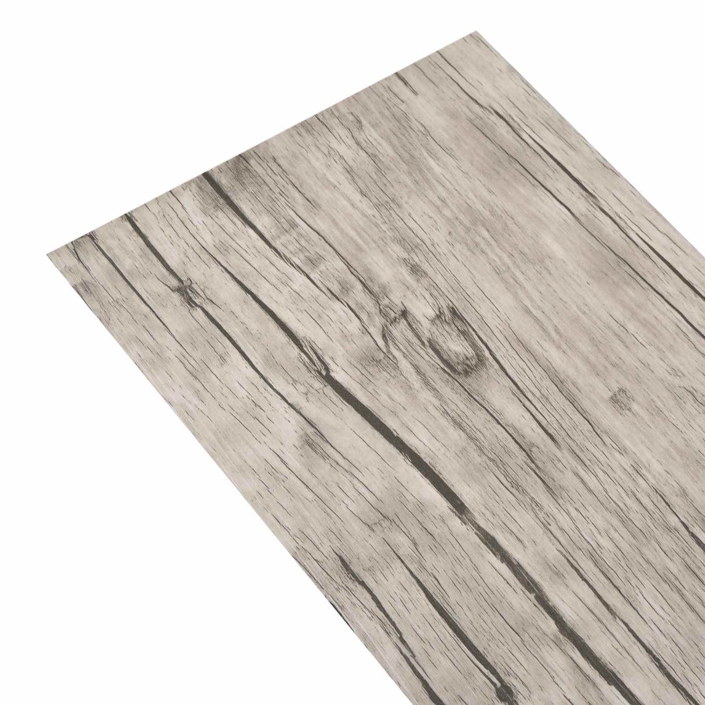 vidaXL Πλάκες Δαπέδου 5,02 m² 36 pcs PVC Λευκασμένη Δρυς