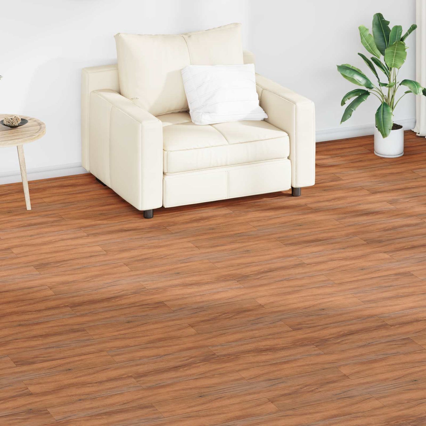 vidaXL Πλάκες Δαπέδου 36 pcs Φυσικό 5,02 m² PVC