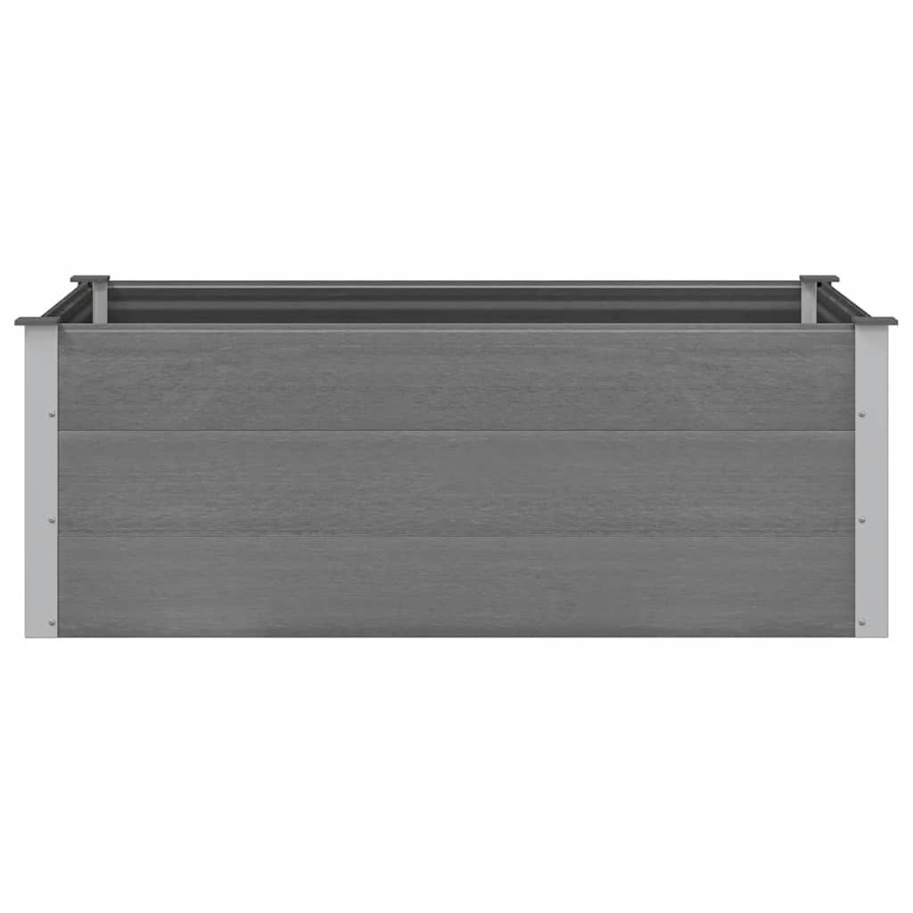 vidaXL Ζαρντινιέρα Υπερυψωμένη Γκρι 150 x 100 x 54 εκ. από WPC