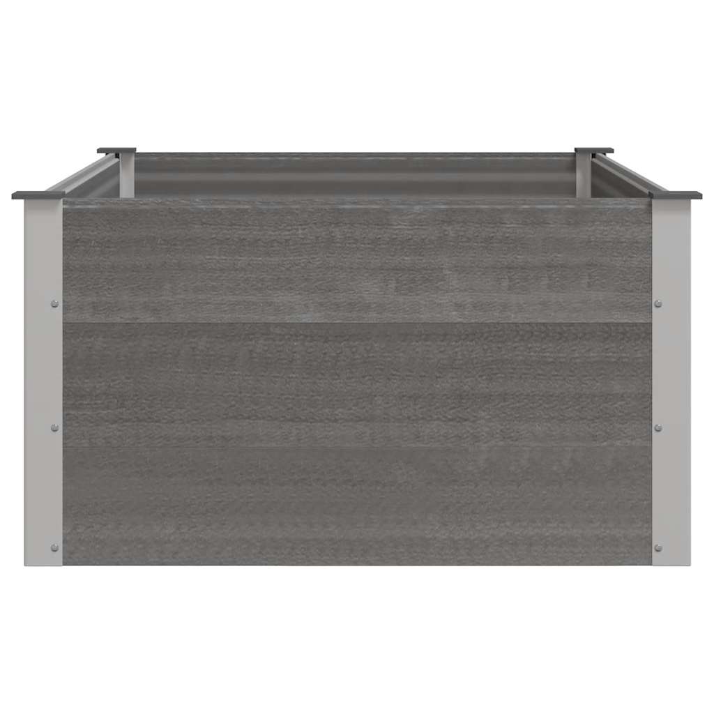 vidaXL Ζαρντινιέρα Υπερυψωμένη Γκρι 150 x 100 x 54 εκ. από WPC