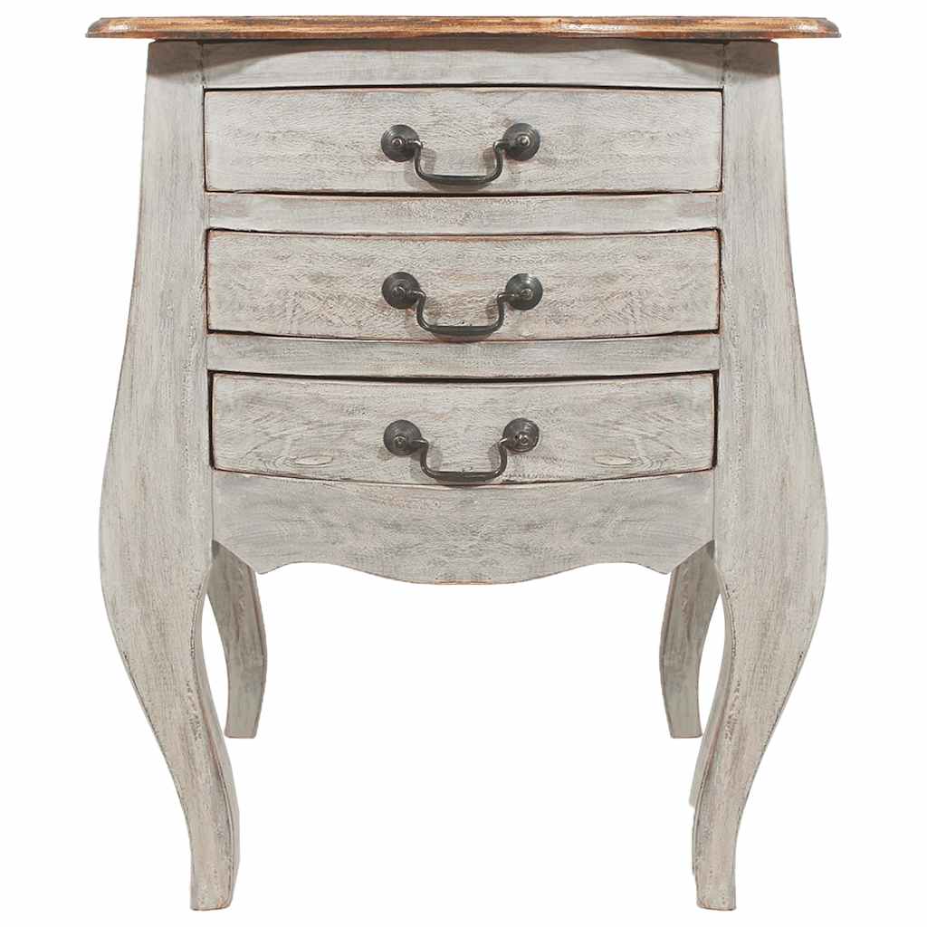 vidaXL Κομοδίνο 48 x 35 x 64 εκ. από Μασίφ Μαόνι