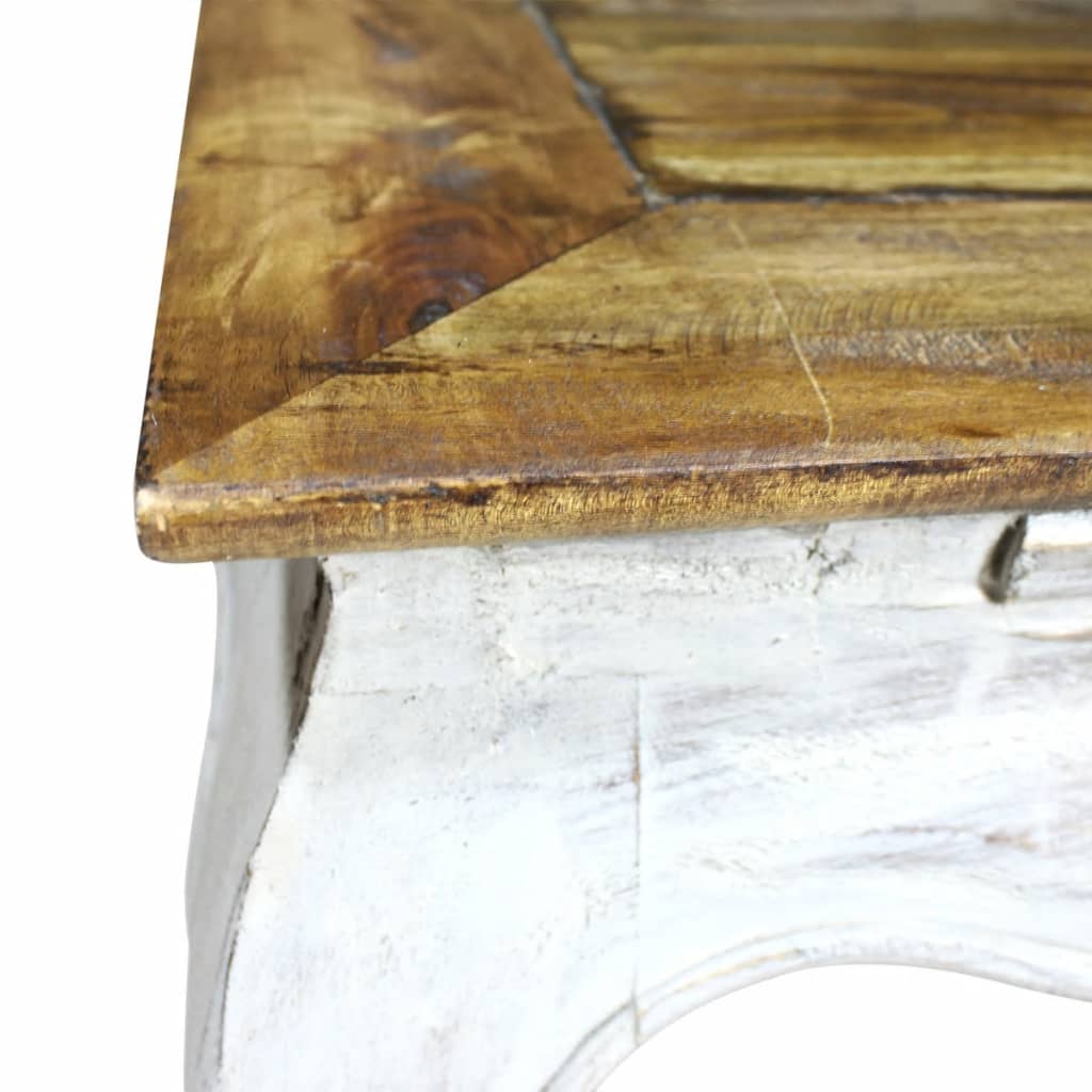 vidaXL Τραπέζι Βοηθητικό 50 x 50 x 35 εκ. από Μασίφ Μαόνι