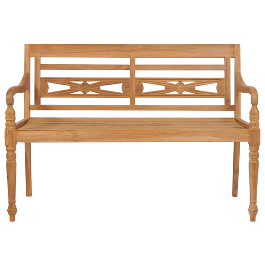 vidaXL Παγκάκι Batavia 120 εκ. από Ξύλο Teak
