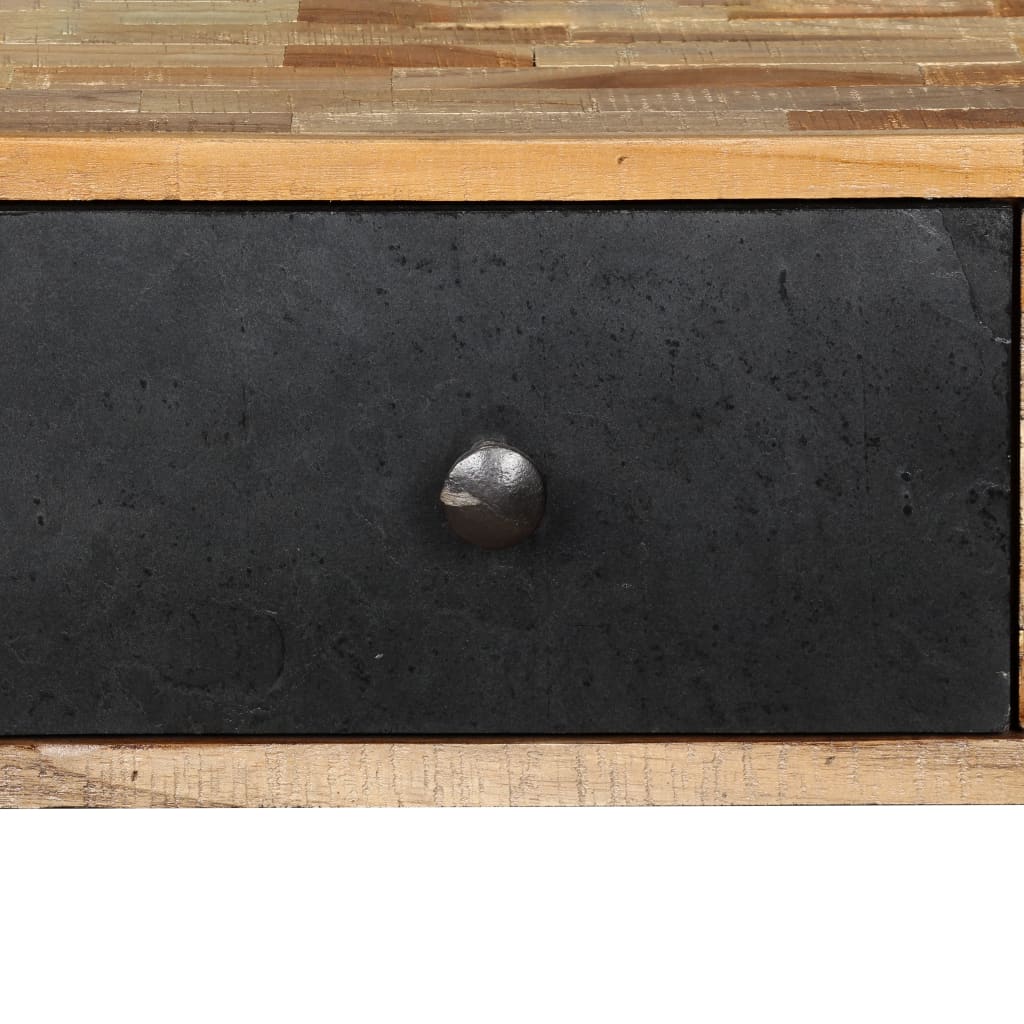 vidaXL Τραπέζι Κονσόλα 120 x 30 x 76 εκ. Μασίφ Ανακυκλωμένο Ξύλο Teak