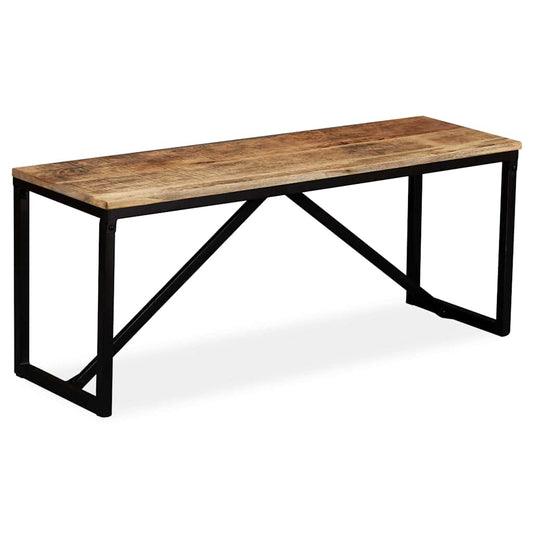 vidaXL Πάγκος 110 x 35 x 45 εκ. από Μασίφ Ξύλο Μάνγκο