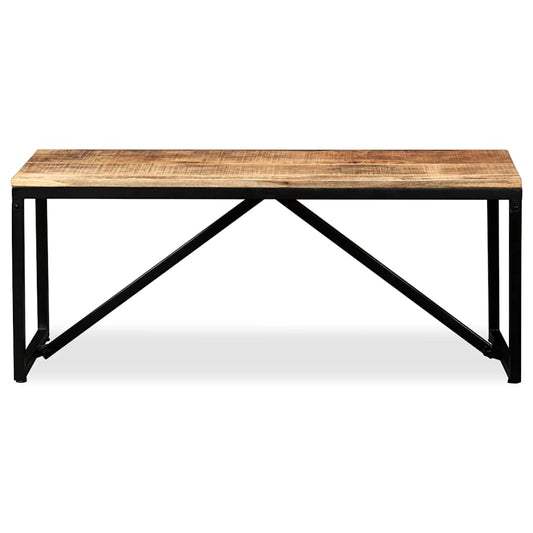 vidaXL Πάγκος 110 x 35 x 45 εκ. από Μασίφ Ξύλο Μάνγκο
