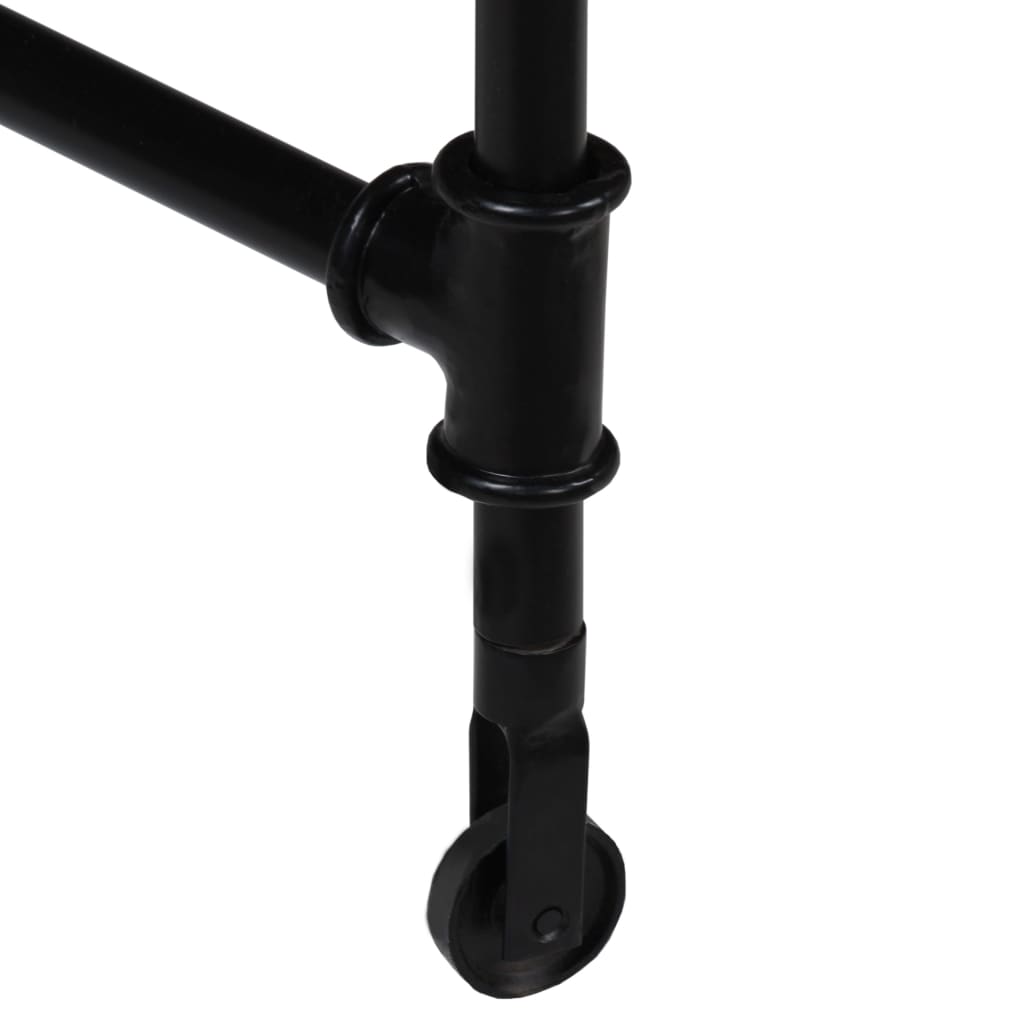 vidaXL Σεκρετέρ 110 x 50 x 96 εκ. από Μασίφ Ξύλο Μάνγκο Ατσάλι