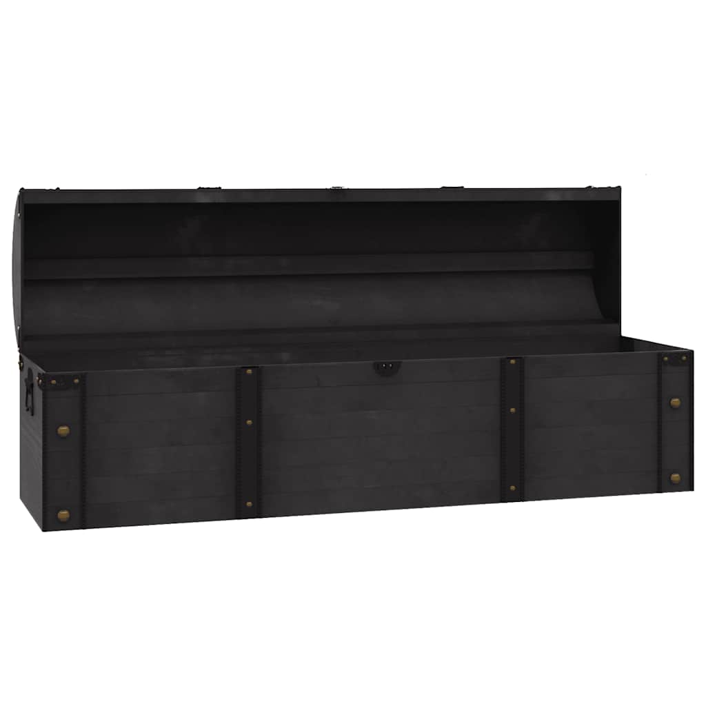 vidaXL Μπαούλο Αποθήκευσης Vintage Στιλ 120 x 30 x 40 εκ. Μασίφ Ξύλο