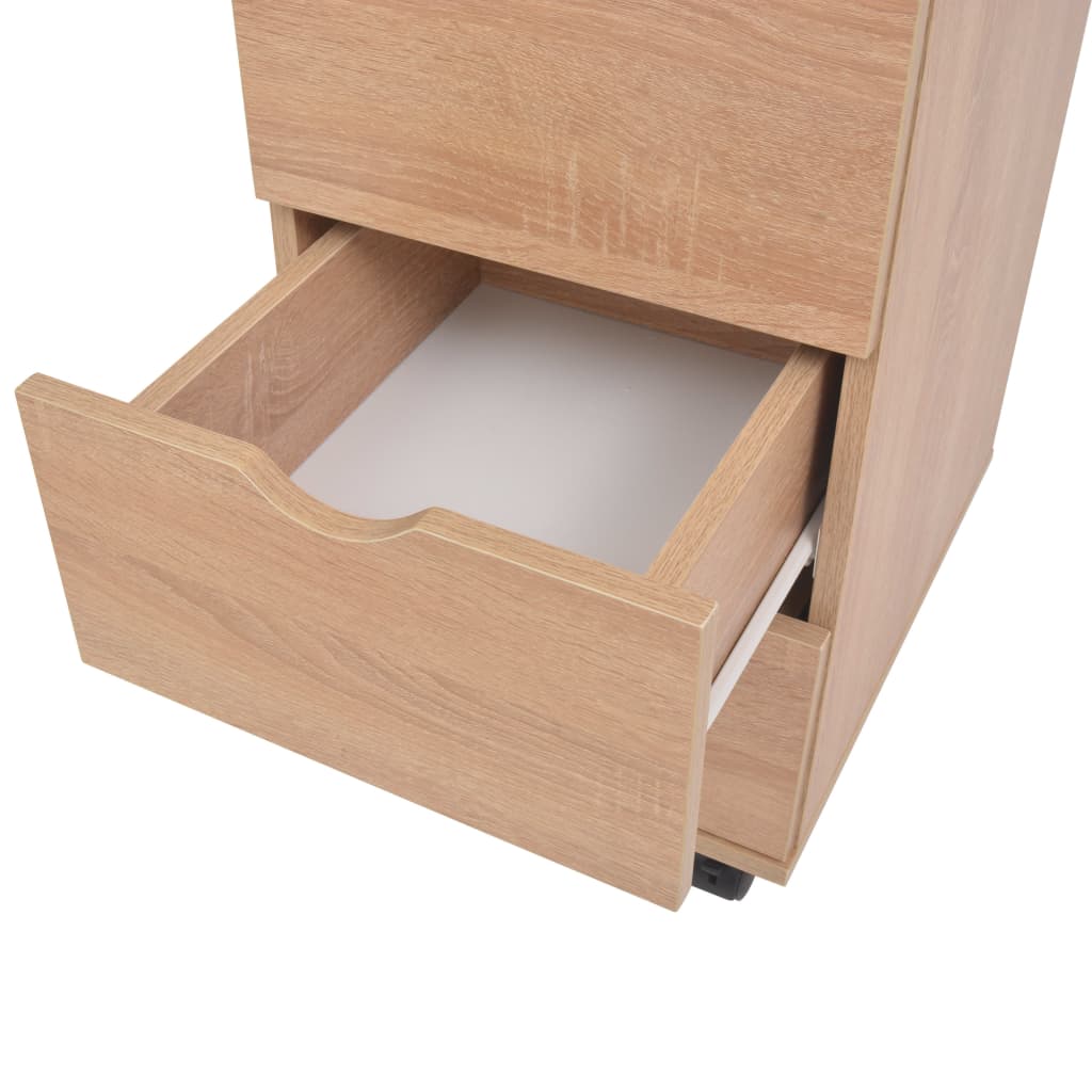 vidaXL Συρταριέρα Χρώμα Δρυός 33 x 45 x 60 εκ.