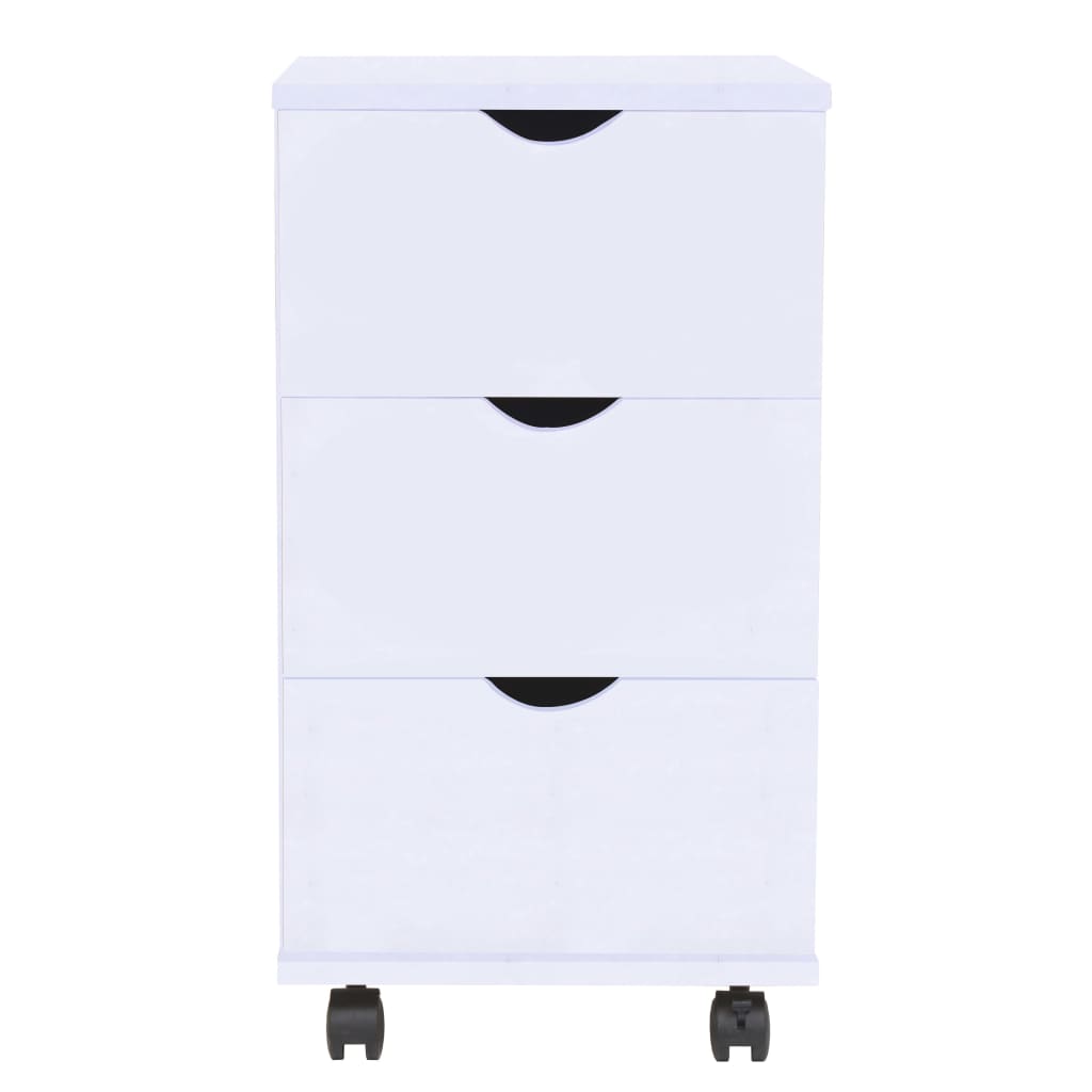 vidaXL Συρταριέρα Λευκή 33 x 45 x 60 εκ.