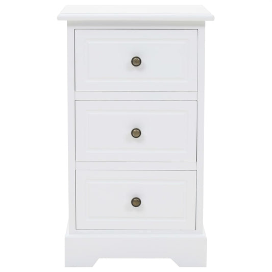 vidaXL Κομοδίνο 35 x 32 x 59 εκ. από MDF και Ξύλο Πεύκου