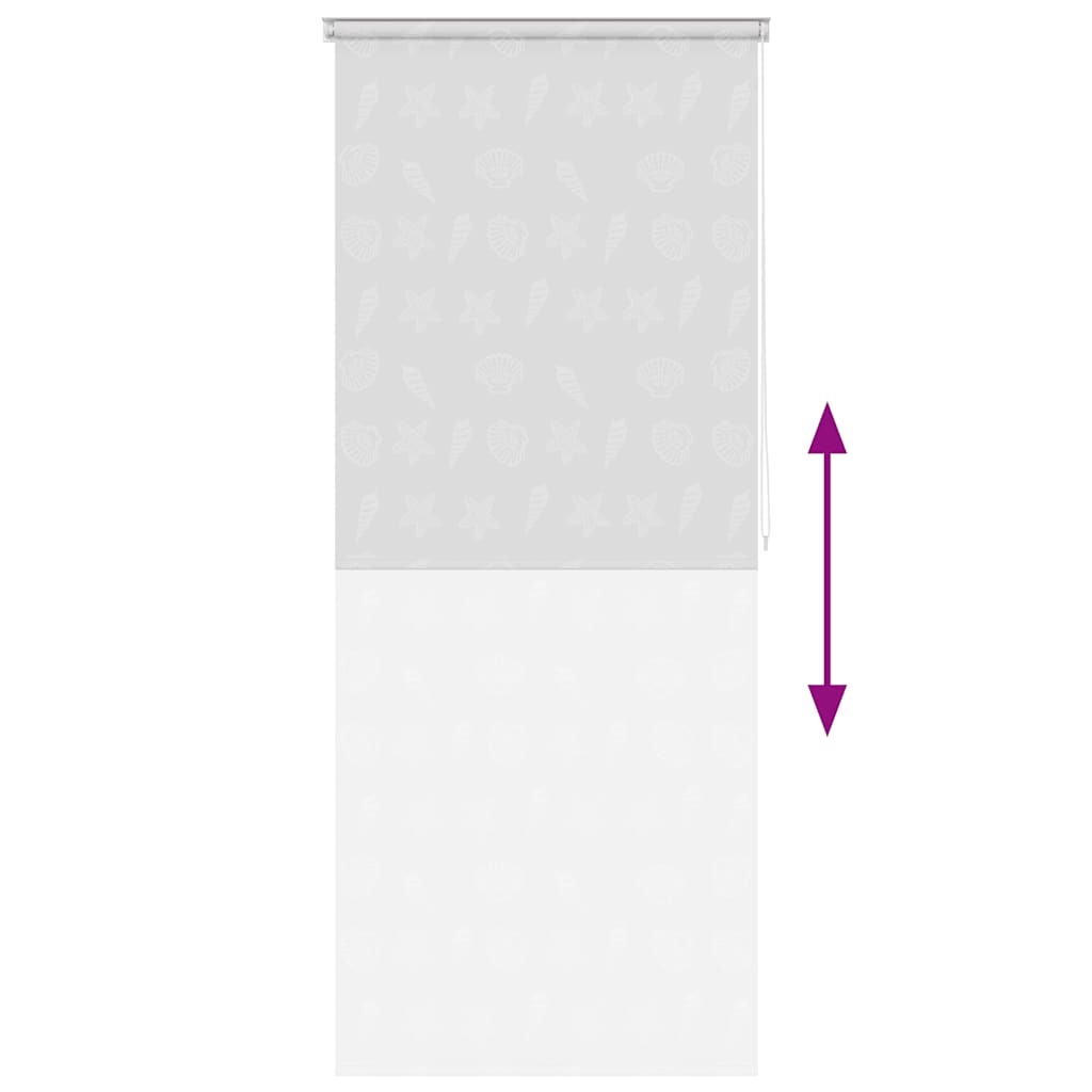 vidaXL Κουρτίνα Μπάνιου Ρολό Αστερίας 80 x 240 εκ.